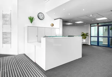 Reception area at Cardiff Gate Business Park, Regus in Cardiff
