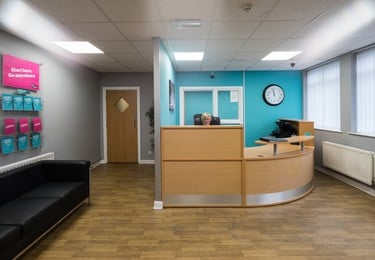 Reception area at Planetary Business Park, Biz - Space in Wolverhampton