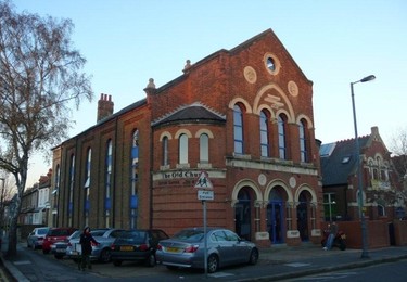 Building external for The Old Church, Hawkscrest Ltd, Wimbledon