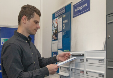 Foyer area in Nestles Avenue, Access Storage, Hayes