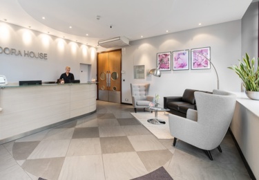 Reception in Gilmoora House, Langham Estate - Gilmoora House, Fitzrovia
