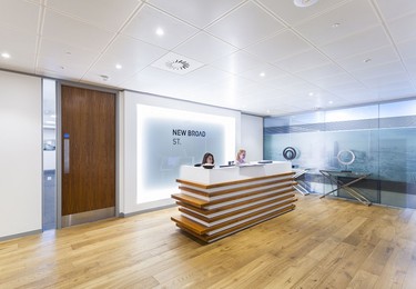 Reception - 60 New Broad Street, Targetspace in Liverpool Street