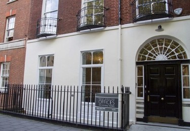 Building external for 35 Soho Square, The Boutique Workplace Company, Soho