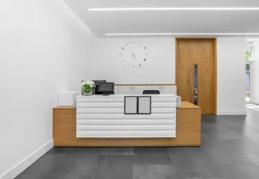 The reception at Rourke House, Regus in Staines-upon-Thames