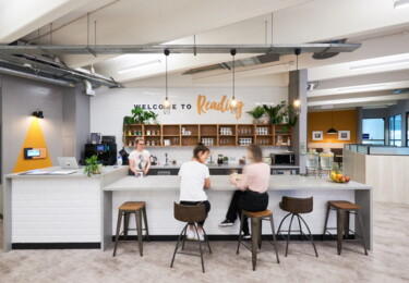Breakout space in The White Building, Work.Life Holdings Limited (Reading)