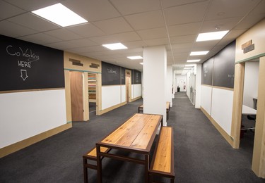 Breakout space in Newcombe House, Cowork Hub (Notting Hill)