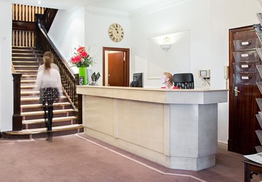 The reception at Vicarage House, Kensington Office Group in Kensington