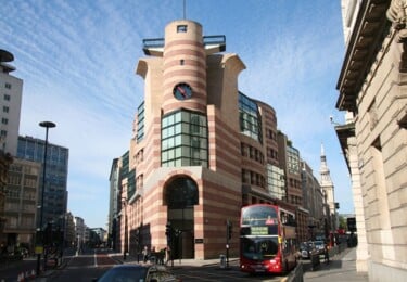 The building at 1 Poultry, WeWork, Bank