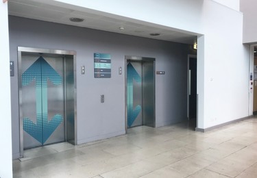 Lift at Epsom Square, Nammu Workplace Ltd in Epsom