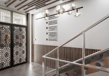 Reception in Adler House, Metspace London Limited, Holborn