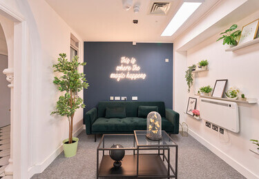Reception area at 262a Fulham Road, Nammu Workplace Ltd in West Brompton, SW10 - London