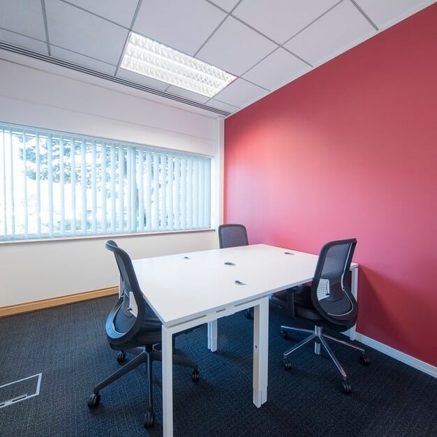 Dedicated workspace which is in The Quadrant, Regus, Bristol
