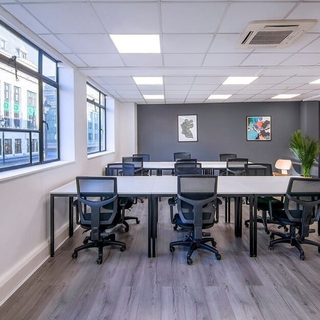 Private workspace, 129 Oxford Street, Hermit Offices Limited (Frameworks) in Soho