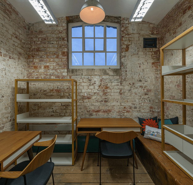 Private workspace in Cell Block Studios, University of Portsmouth (Portsmouth)