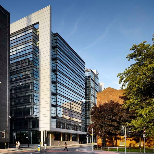Building external for Bold Bauhaus, NewFlex Limited (previously Citibase), Manchester