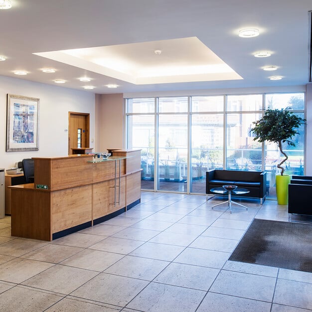 Reception at Abbey House, Regus in Redhill