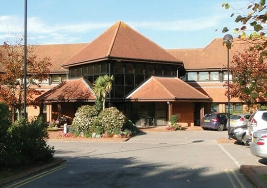 Building outside at The Manor House, Absolutely Offices, Chineham