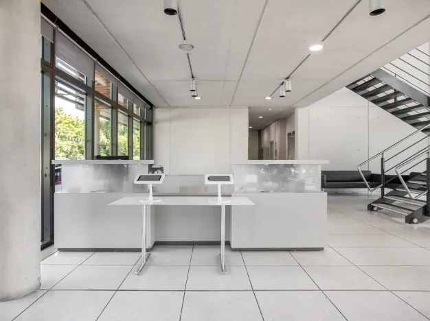 Reception area at Basepoint Business and Innovation Centre, Regus in Luton