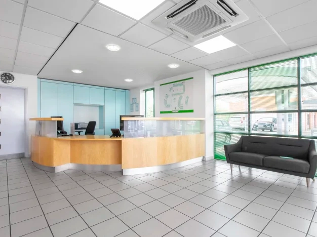 Reception area at Basepoint Southampton, Regus in Southampton