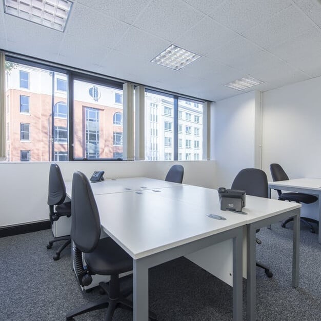 Private workspace in Vauxhall Bridge Road, First Base (Victoria)