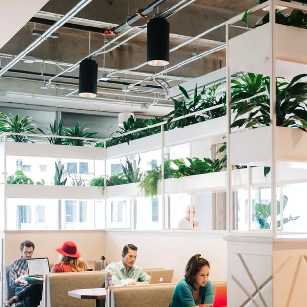 Breakout space for clients - The Hewitt, WeWork in Shoreditch