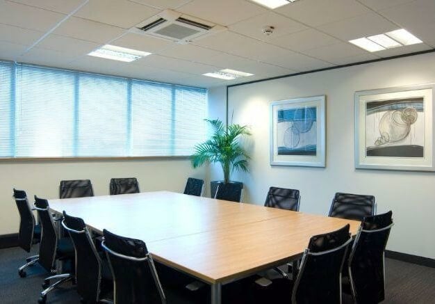 The meeting room at Trigate Business Centre, Flexibase in Birmingham