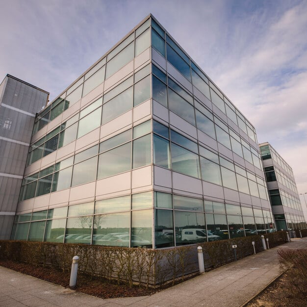 The building at Endeavour House, Regus in Stansted