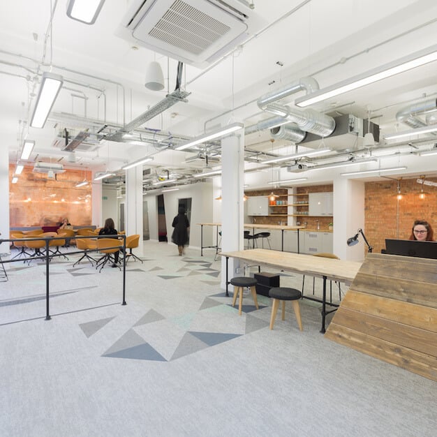 Reception in 175 Grays Inn Road, The Boutique Workplace Company, King's Cross