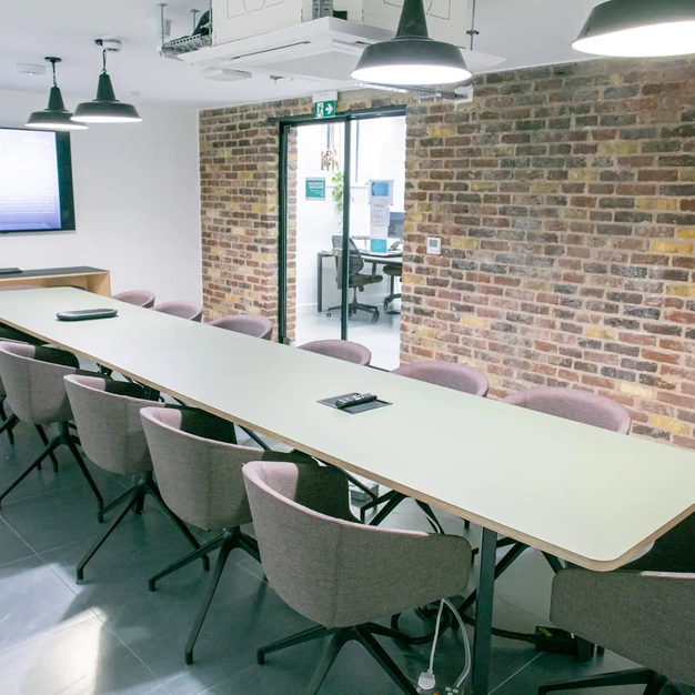 The meeting room at Huguenot Place, X & Why Ltd in Spitalfields, E1 - London