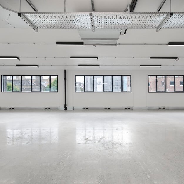 Unfurnished workspace which is in East London Works, Workspace Group Plc, Aldgate East
