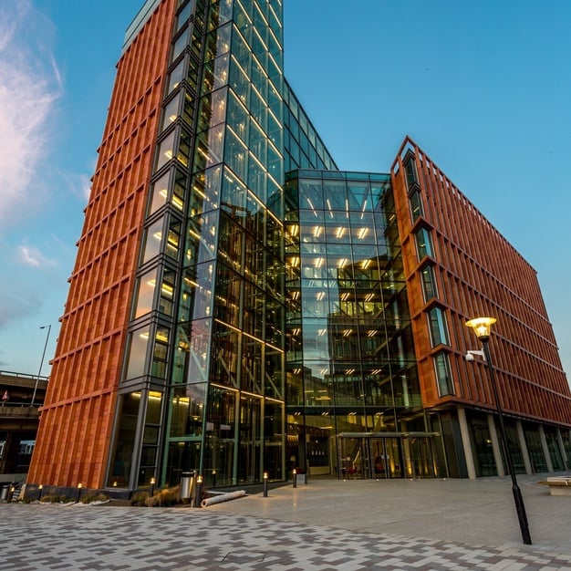 The building at 80 Wood Lane (Central Working), Regus in White City