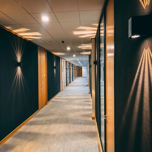 Hallway access at Lawrence House, Hub26 Limited, Cleckheaton, BD19 - Yorkshire and the Humber