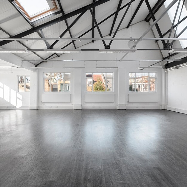Unfurnished workspace at The Light Box, Workspace Group Plc, Chiswick