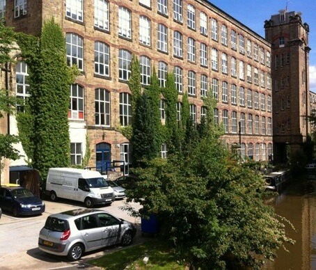 The building at Clarence Mill, Adelphi Mill in Bollington