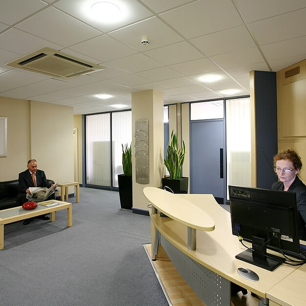 Reception in Arden House, Omnia Offices, Newcastle