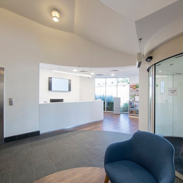 Reception area at Centurion House, Regus in Staines-upon-Thames