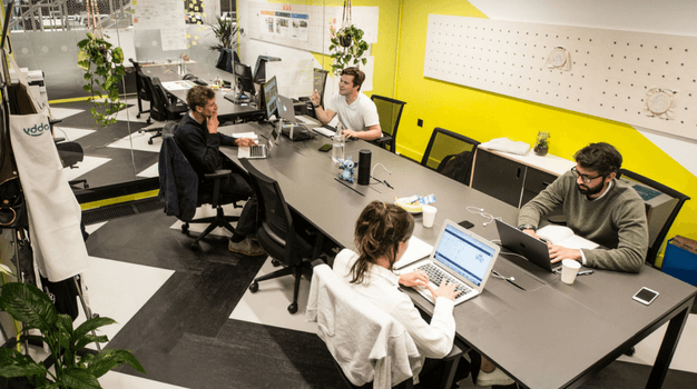 Private workspace, The MediaWorks Building, Huckletree in White City