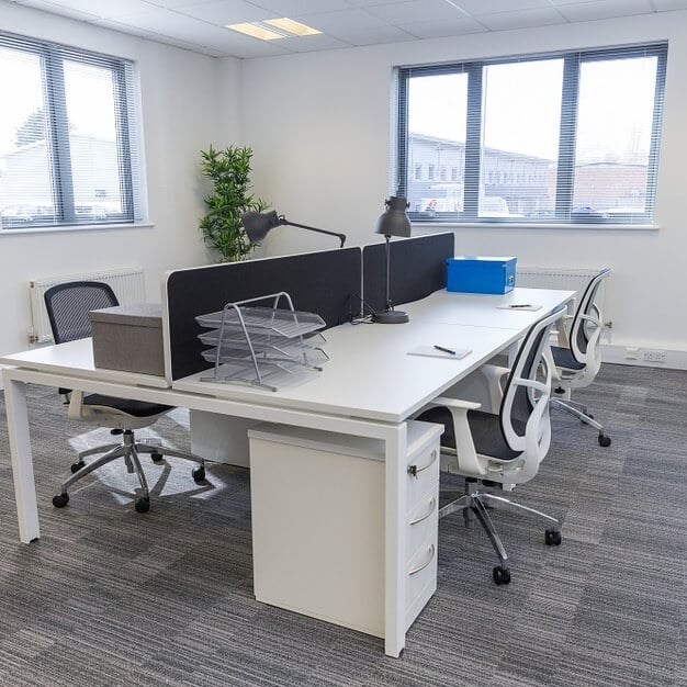 Dedicated workspace in Kembrey Park, Pure Offices, Swindon