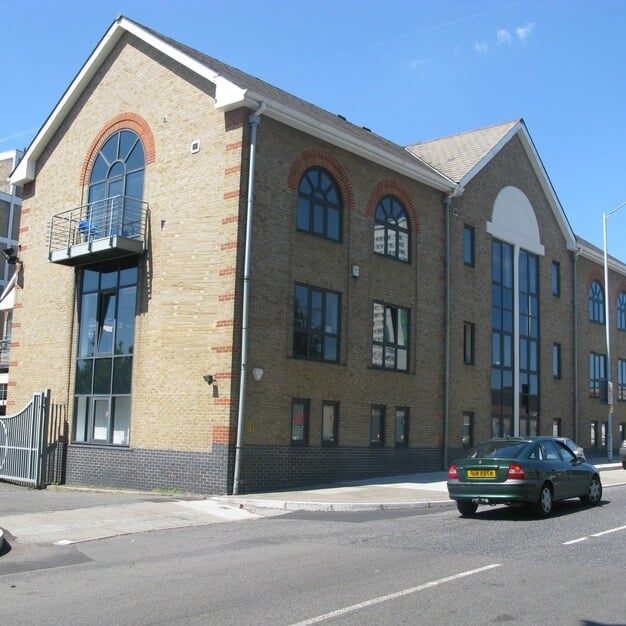 The building at Evelyn Court, City Business Centre in Deptford