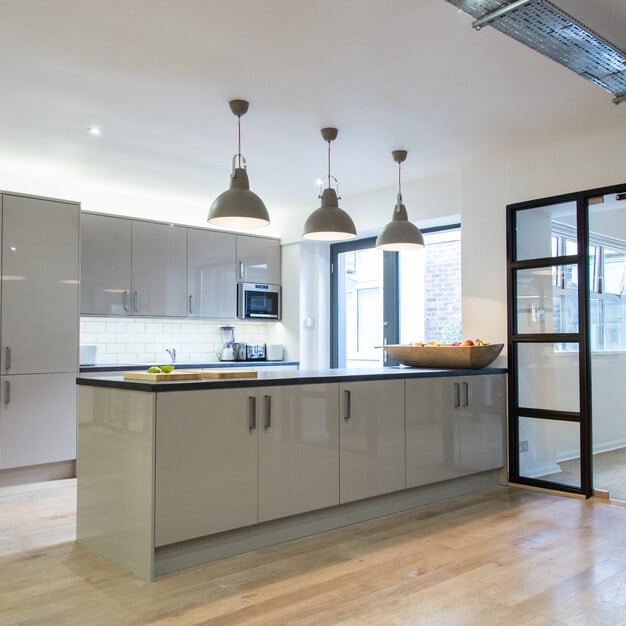 Kitchenette at Goswell Road, Treehouse Project Limited in Clerkenwell