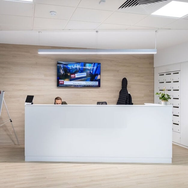 Reception area at York House, MyWorkSpot Limited in Maidenhead, SL6 - South East