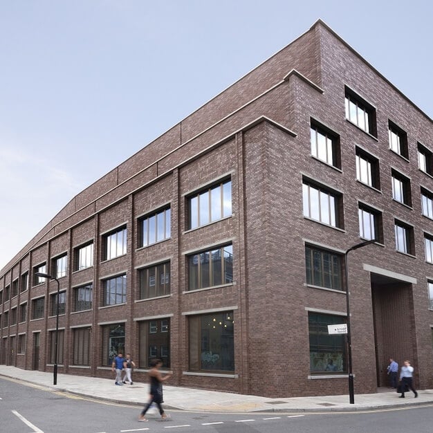 The building at Brickfields, Workspace Group Plc, Hoxton