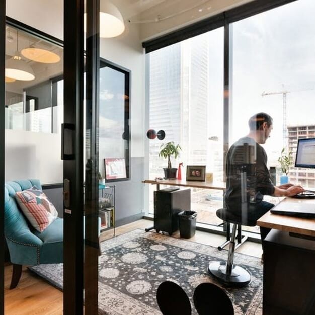Dedicated workspace, Dalton Place, WeWork in Manchester