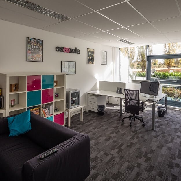 Private workspace, Challenge House, Landmark Property Solutions in Bletchley