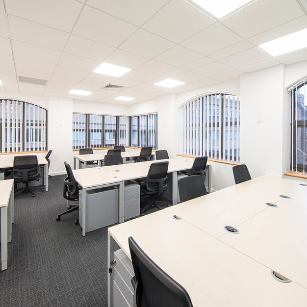 Dedicated workspace in Cavell House, Regus, Norwich