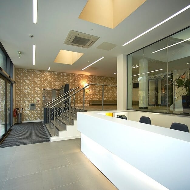 Reception area at Elizabeth House Business Centre, Mantle Space Ltd in Chelmsford