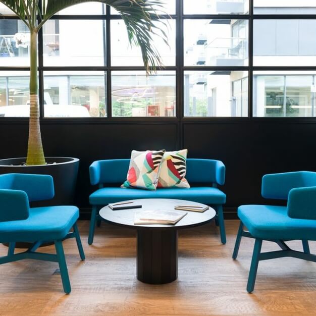 A breakout area in Central Street, Fora Space Limited, Clerkenwell