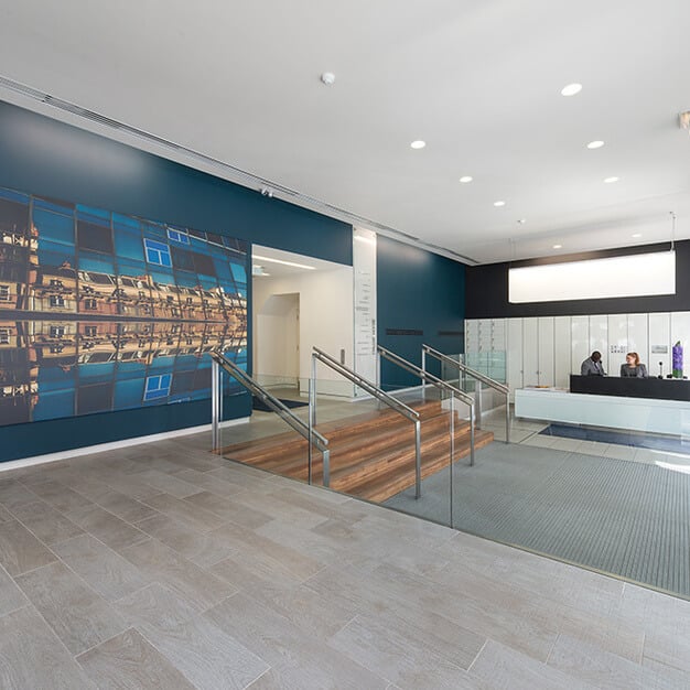 Reception area at Iconomy - Capital House, One Avenue Group in Edgware Road, NW1 - London