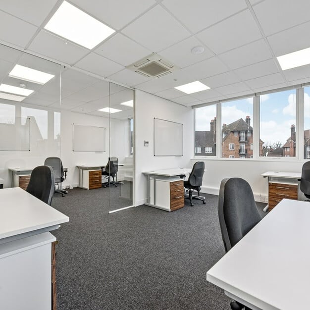 Dedicated workspace, Bridge Lane, London + Hampstead Serviced Offices Ltd, Temple Fortune