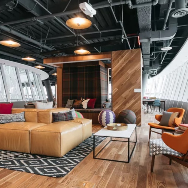 A breakout area - The Stage, WeWork in Shoreditch